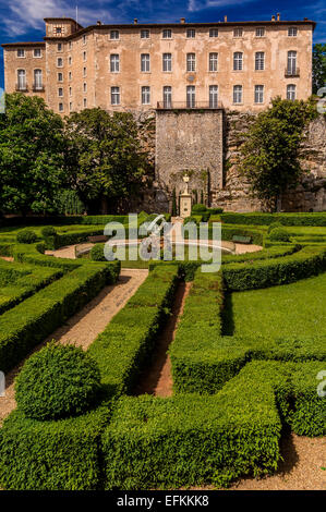 Le château d'Entrecasteaux et ses jardins de la région Provence-alpes-cote-d-azur 83 var france Banque D'Images