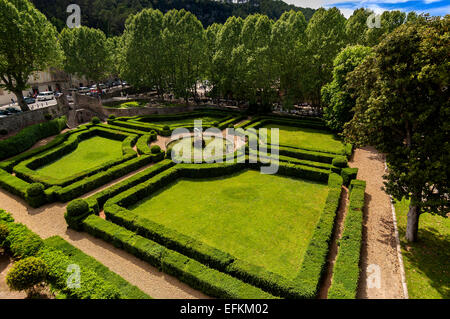 Le château d'Entrecasteaux et ses jardins de la région Provence-alpes-cote-d-azur 83 france Banque D'Images