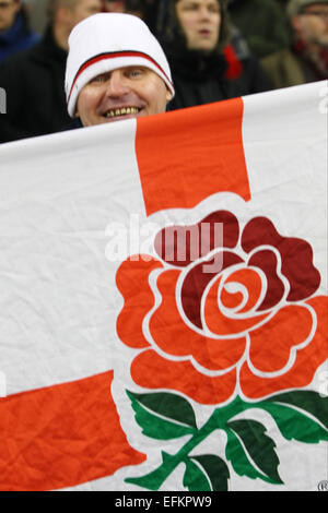 Cardiff, Pays de Galles. Le 06 février, 2015. Championnat de Six Nations. Le Pays de Galles et l'Angleterre. Le crédit d'appui à l'anglais : Action Plus Sport/Alamy Live News Banque D'Images