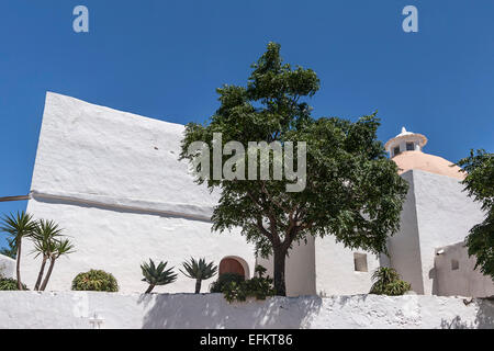 Puig de Missa , Église de Santa Eulalia - Ibiza - Iles Baléares - Espagne Banque D'Images