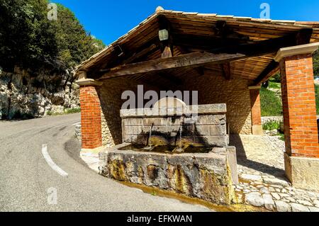 Lavoir village de Brantes Provence le Mont ventoux Vaucluse France 84 Banque D'Images