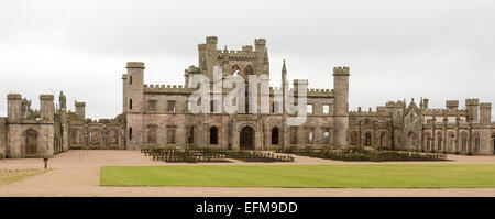 Lowther Castle ruins, élévation arrière Banque D'Images