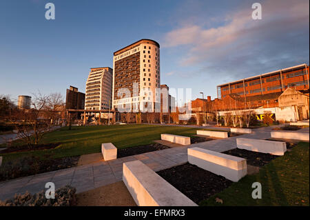 Vancouver City Park parc urbain du quartier Eastside du centre-ville de Birmingham Banque D'Images