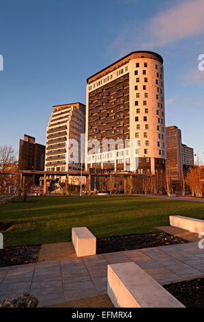 Vancouver City Park parc urbain du quartier Eastside du centre-ville de Birmingham Banque D'Images