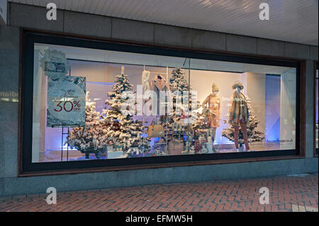 Birmingham House of Fraser rackhams vitrine de Noël Banque D'Images