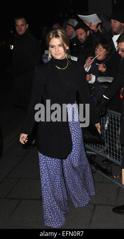 London, UK, UK. Feb 8, 2015. Alice Eve assiste à Charles Finch & pré Chanel Bafta du parti à Annabel. Credit : Ferdaus Shamim/ZUMA/Alamy Fil Live News Banque D'Images