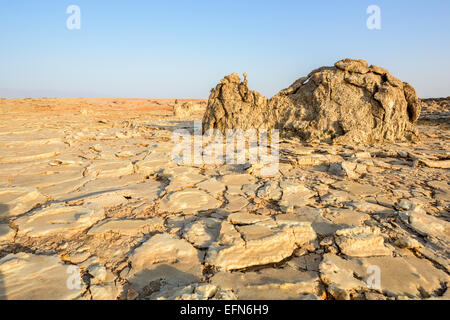 Désert près de Dallol en Ethiopie Banque D'Images