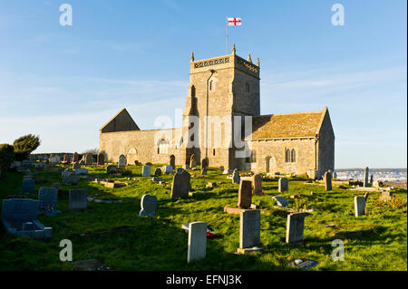 St Nicholas Church, en montée, Weston-Super-Mare, Somerset Banque D'Images