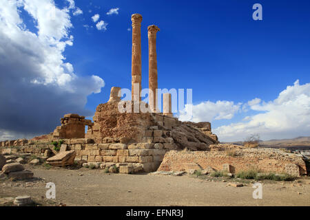 Ancienne ville romaine (2-3ème siècles), Timgad, Batna Province, Algérie Banque D'Images