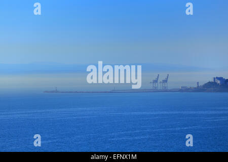 Vue de la baie, Annaba, Annaba, Algérie Province Banque D'Images