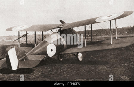 Le Sopwith 7F.1 Snipe British un chasseur biplan de la Royal Air Force, de la RAF, pendant la Première Guerre mondiale. Banque D'Images