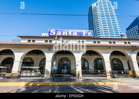 Le Santa Fe Depot gare. San Diego, Californie, États-Unis. Banque D'Images