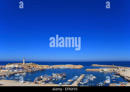 Port, Cherchell, province de Tipaza, Algérie Banque D'Images