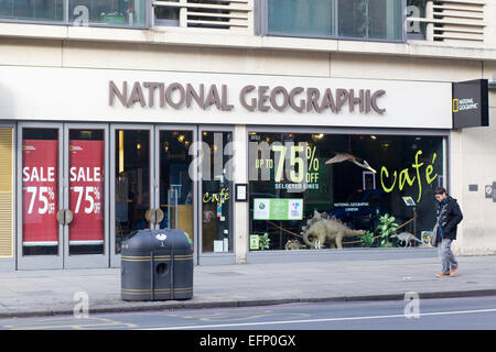 National Geographic Shop à Knightsbridge Londres Banque D'Images