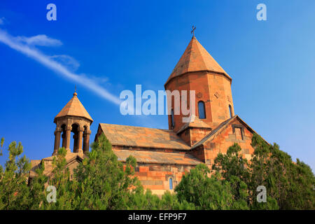 Église de la Sainte Mère de Dieu (St. Astvatzatzin), Khor Virap, Province d'Ararat, l'Arménie Banque D'Images