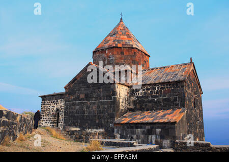 Le monastère de Sevanavank, lac Sevan, Gegharkunik Province, l'Arménie Banque D'Images