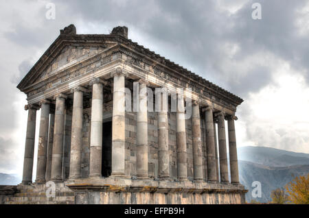 Temple hellénistique classique de Garni, Garni, province de Kotayk, en Arménie Banque D'Images