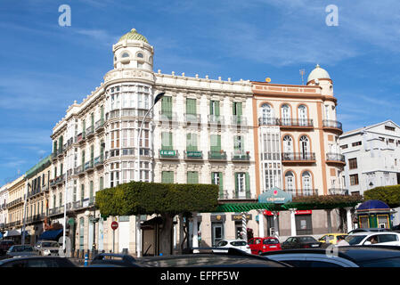 Ville État autonome de Melilla territoire espagnol en Afrique du Nord, l'Espagne -1930s'architecture moderne Banque D'Images