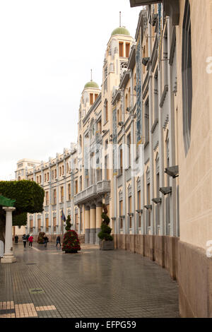 Palacio de la Asamblea architecte Enrique Nieto, Plaza de España, Melilla, Espagne, Afrique du Nord Banque D'Images