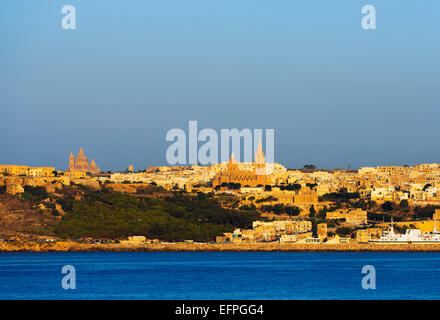 Port de Mgarr, Gozo, Malte, Méditerranée, Europe Banque D'Images