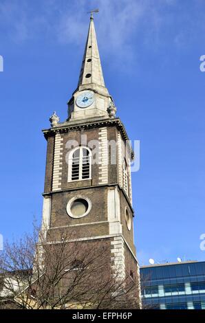 Eglise St Botolph Aldgate sans, Aldgate, City of London, Londres, Angleterre, RU Banque D'Images