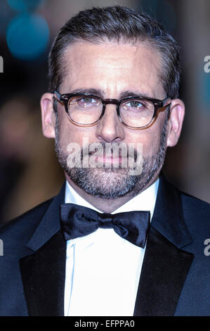 Steve Carell arrive sur le tapis rouge pour l'EE British Academy Film Awards le 08/02/2015 au Royal Opera House, Londres. Photo par Julie Edwards Banque D'Images