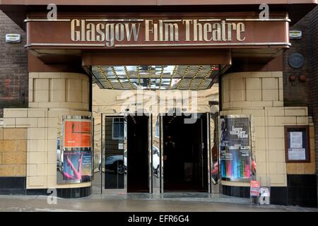 Entrée de la Glasgow Film Theatre, Ecosse, Royaume-Uni Banque D'Images