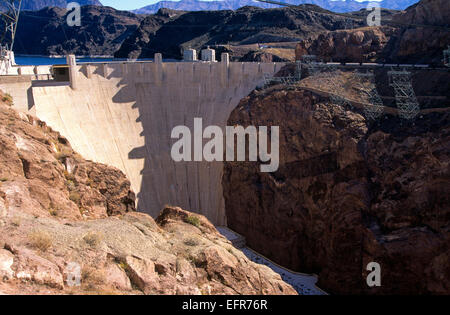 Le Barrage Hoover, Nevada. Banque D'Images