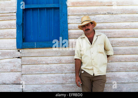 L'homme contre house, Cuba Banque D'Images