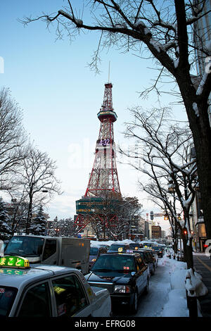 Sapporo TV Tower, Sapporo, Hokkaido, Japan Banque D'Images