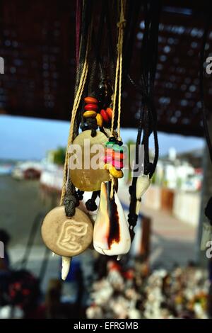 De l'artisanat- port de Puerto Pizarro. Ministère de Tumbes .PÉROU Banque D'Images