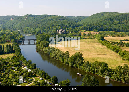 Dordogne, Castelnaud-la-Chapelle, France Banque D'Images