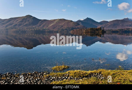 Catbells Derwentwater de rivage, Keswick, Lake District, Cumbria, England, UK Banque D'Images