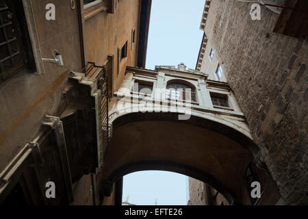 Arc de la Via del Campidoglio (Capitole Rome Italie Banque D'Images