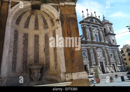La Cathédrale San Pietro. Frascati Banque D'Images