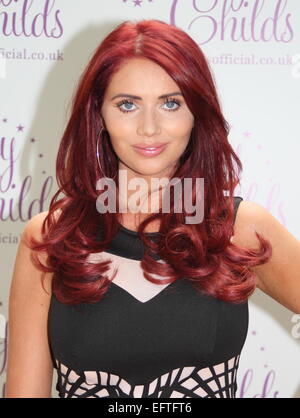 Amy Childs boutique pop-up "meet and greet" tenue à l'Intu Derby centre commercial avec : Amy Childs Où : Derby, Royaume-Uni Quand : 08 août 2014 Banque D'Images