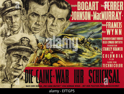 The Caine Mutiny - Movie Poster Banque D'Images