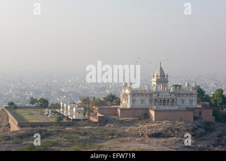 Jodhpur, Rajasthan, Inde. Jaswant Thada Banque D'Images