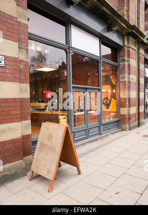 Grindsmith, nouveau café ouvert dans Deansgate, Manchester Banque D'Images