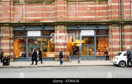 Grindsmith, nouveau café ouvert dans Deansgate, Manchester Banque D'Images