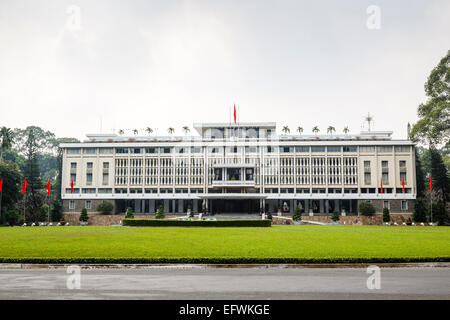 Palais de la réunification, Ho Chi Minh Ville (Saigon), Vietnam. Banque D'Images