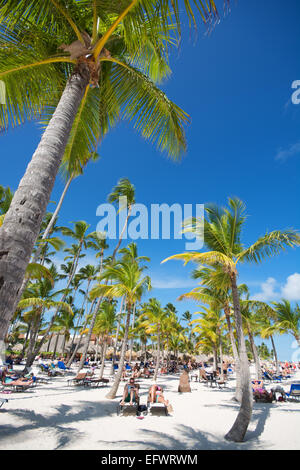 République dominicaine. Secrets Royal Beach complexe réservé aux adultes à Punta Cana, sur la côte est. 2015. Banque D'Images