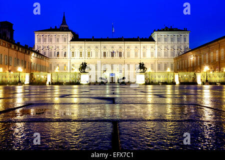 Palazzo Reale di Torino, Turin, Italie Banque D'Images