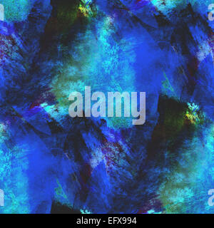 Résumé bleu, violet seamless texture coups de pinceau aquarelle Banque D'Images