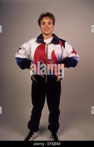 KERRI STRUG sur le site officiel de tous les Star Cafe New York 1996.k6058af. © Andrea Renault/Globe Photos/ZUMA/Alamy Fil Live News Banque D'Images