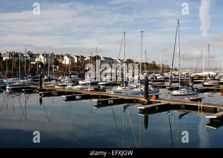 Port de plaisance de Bangor comté de Down en Irlande du Nord Banque D'Images