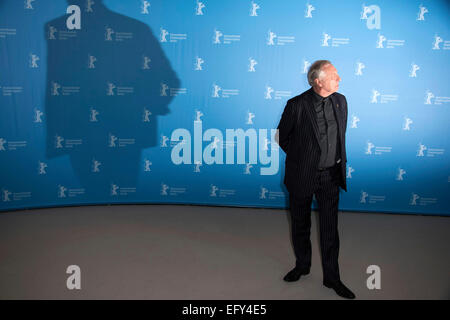 Berlin, Allemagne. Feb 11, 2015. Peter Greenaway au cours de la 'Eisenstein à Guanajuato' photocall à la 65e Festival International du Film de Berlin/Berlinale 2015 le 11 février 2014/photo : dpa Crédit alliance photo alliance/Alamy Live News Banque D'Images