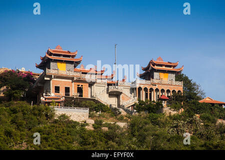 La Pagode Thien Vien Truc Lam, Phan Rang, Ninh Thuan, Vietnam Banque D'Images