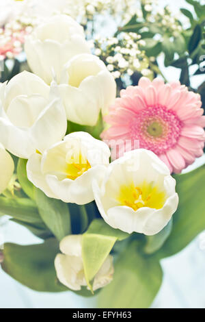 Le détail bouquet de fleurs Banque D'Images
