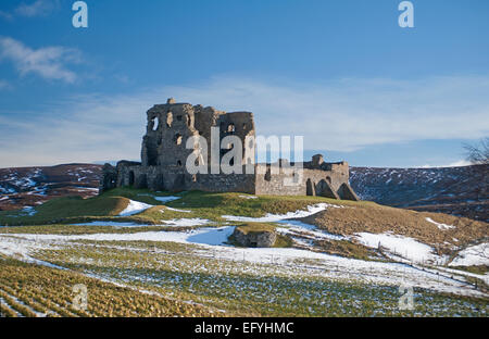 Le 15e siècle ruines du château Auchindoun 1/2 mile de l'A941 route près de Dufftown, Morayshire. 9546 SCO. Banque D'Images